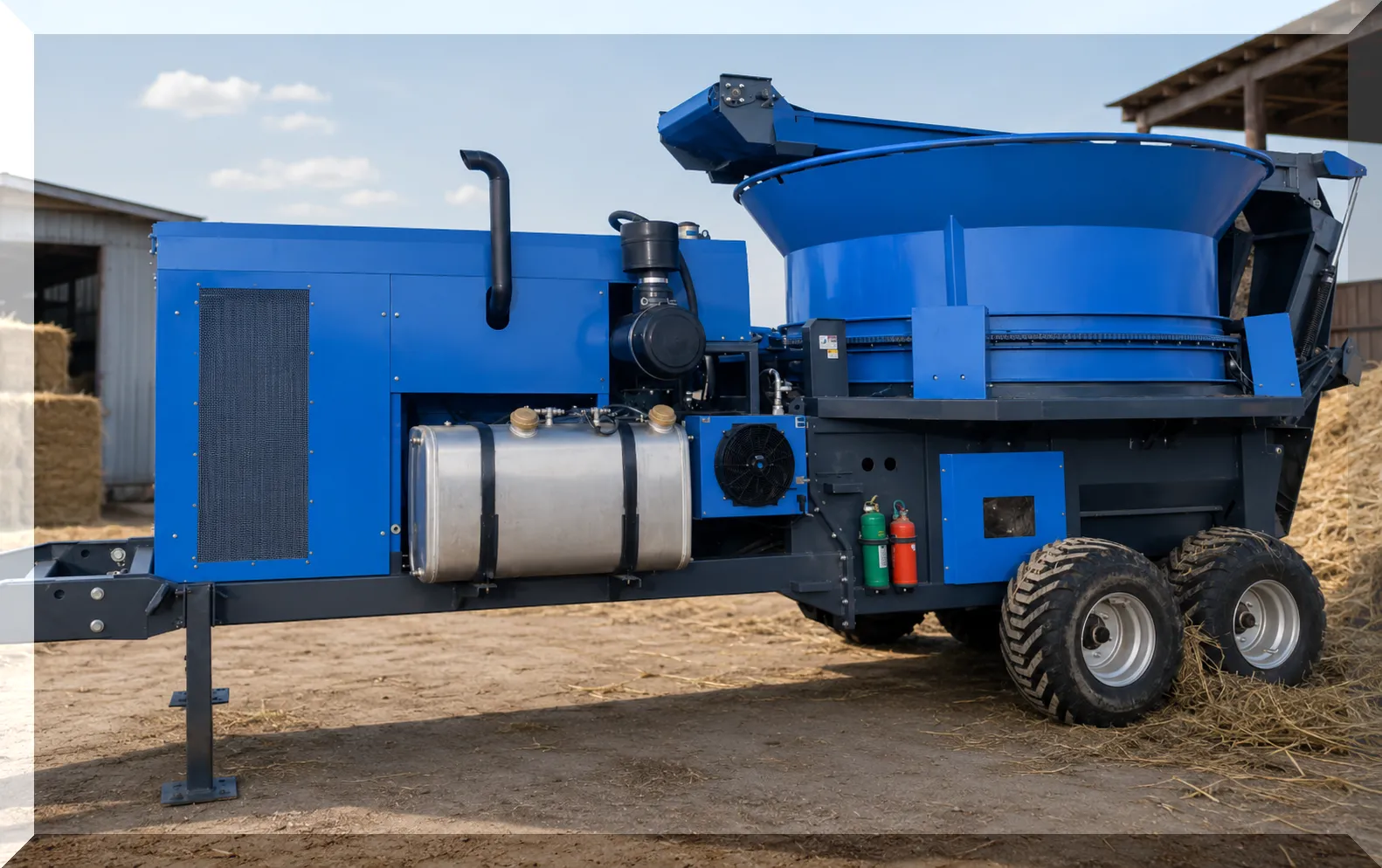 9F-70 Forage Feed Crusher Application 1
