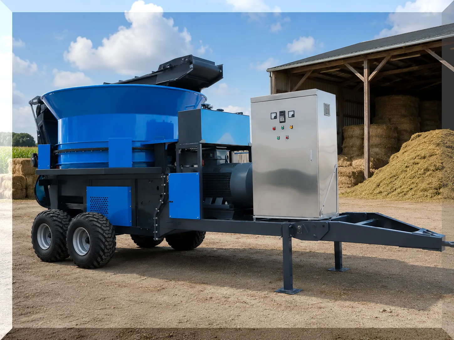 9F-70 Forage Feed Crusher Application 2