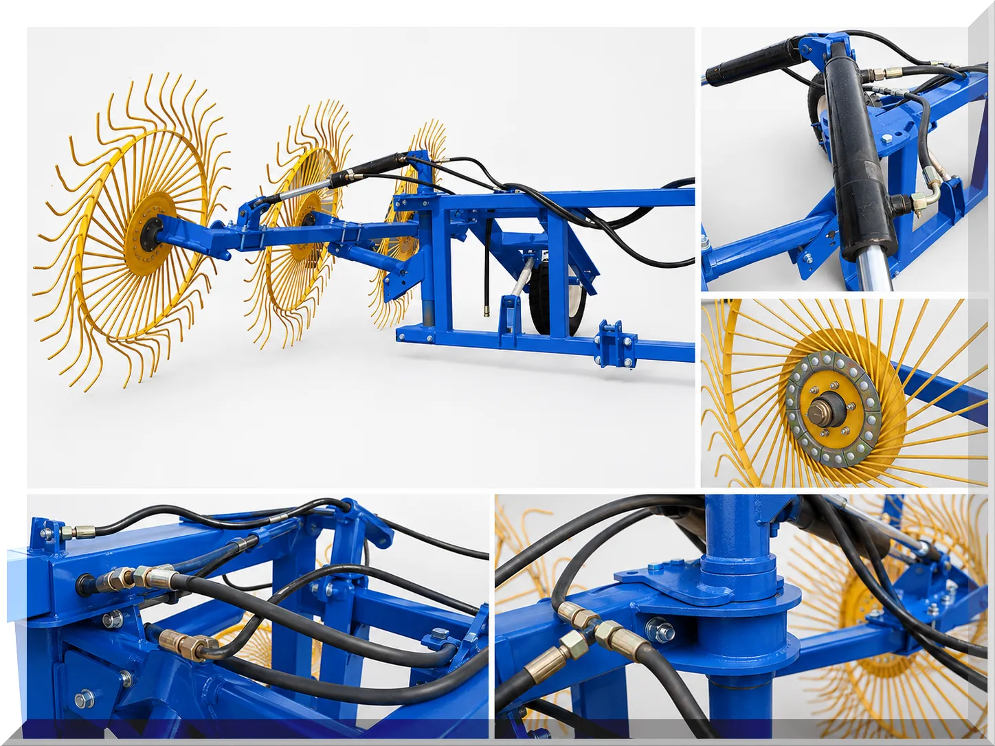 9FZ-2.0 Hydraulic Folding Finger Wheel Tedder Detail