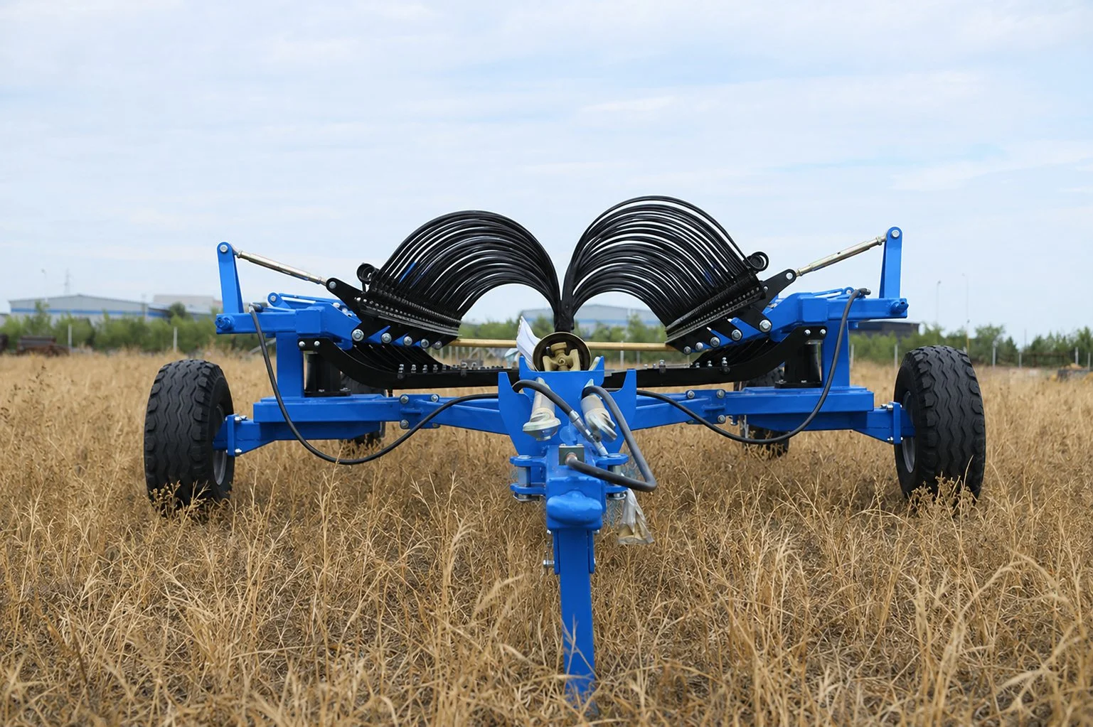 9LH-12 towed horizontal hay rake application