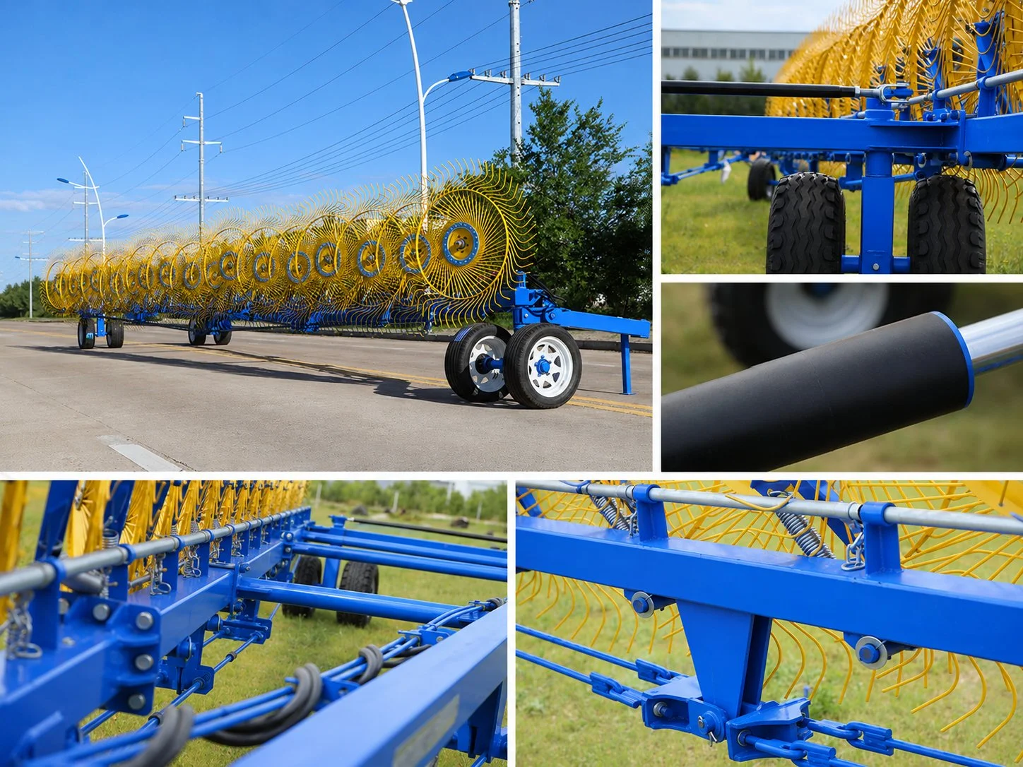9LZD-9.0 Finger Wheel Hay Rake detail