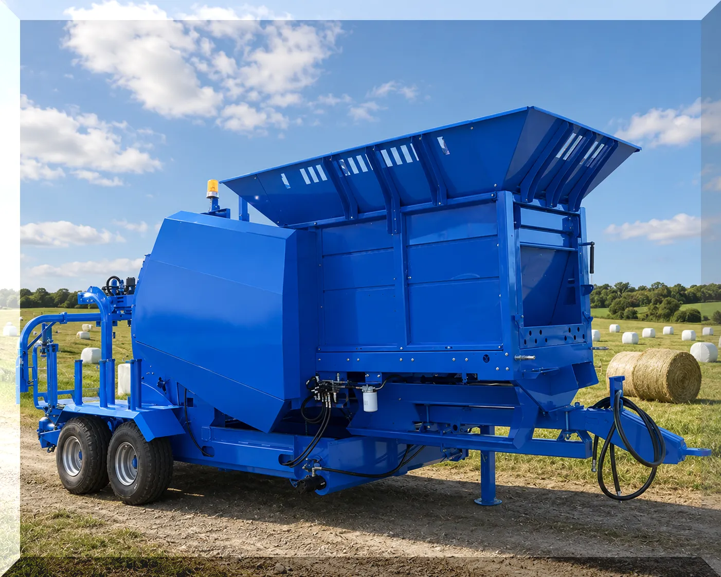 9YCM-850 Silage Baler-Wrapper Combo Application